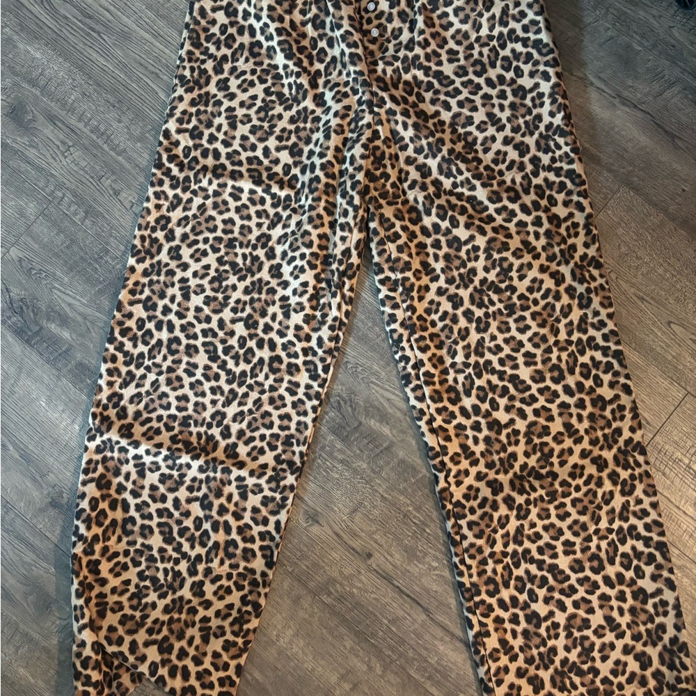 Leopard Print Pants